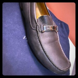 Used Prada - Leather shoes - men - Size 6
